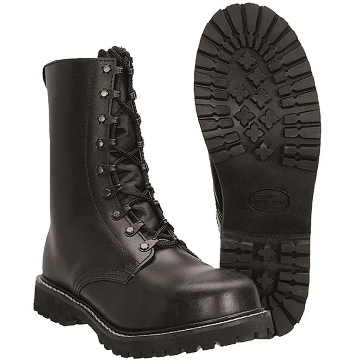 Pilotenstiefel mit Plüschfutter u. RV