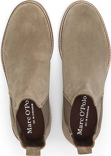 Marc O'Polo Chelsea-Boot aus softem Velours-Rindleder