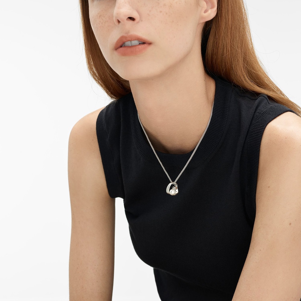 Skagen Chaînette Acier inoxydable collier