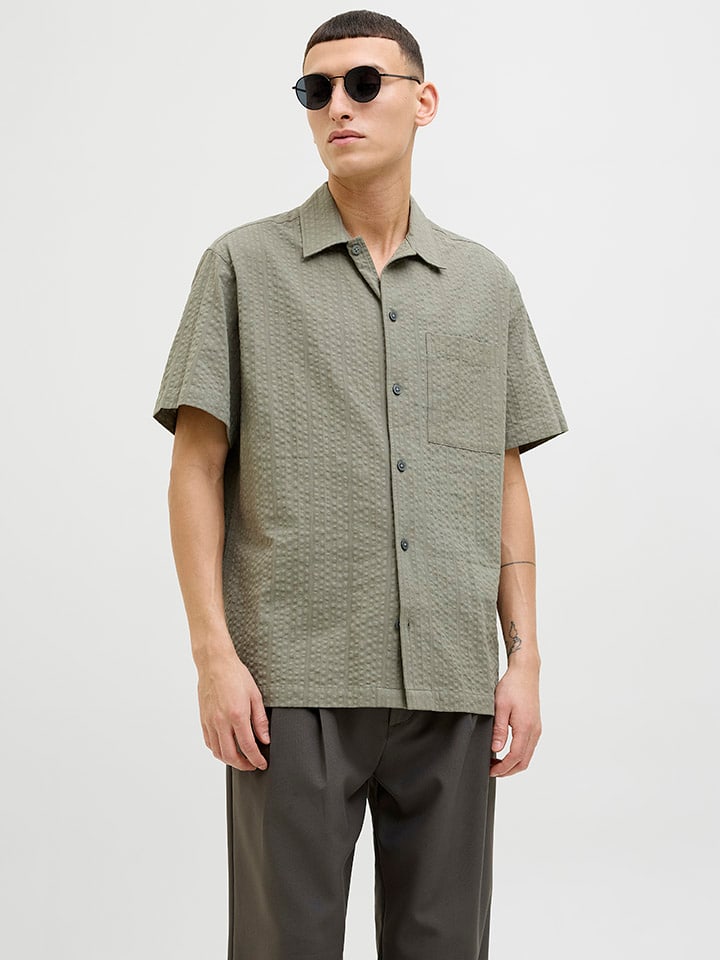 Jack & Jones Hemd - Regular fit - in Khaki günstig kaufen