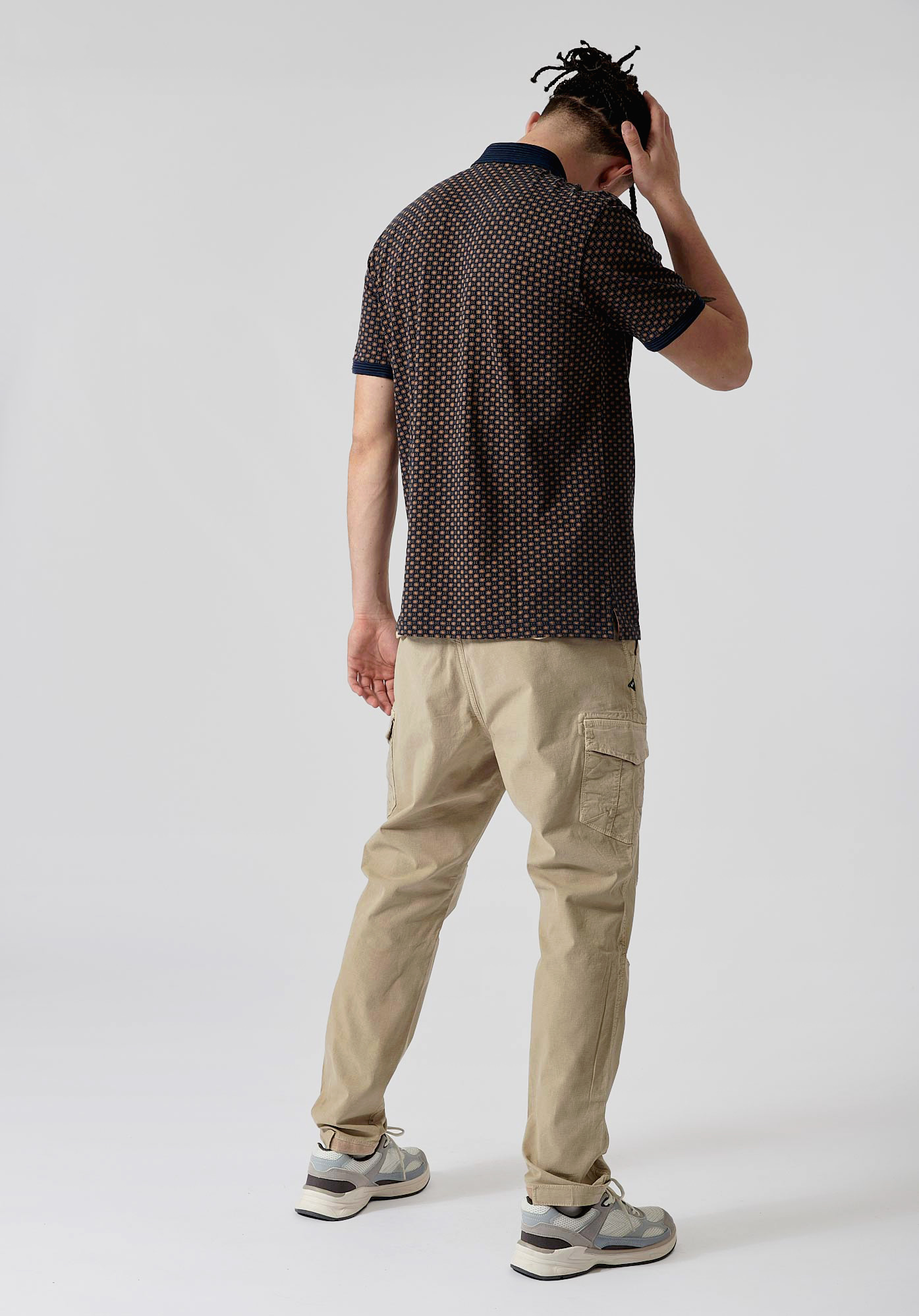 NORIS  Polo bleu homme 100% coton