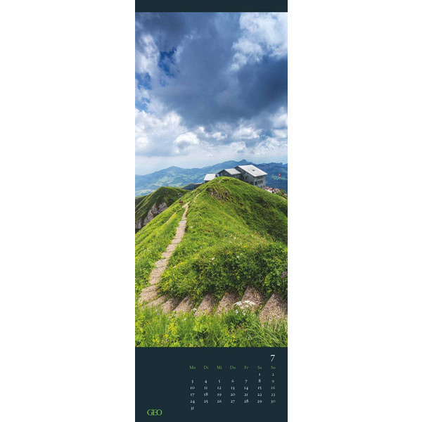 GEO WEGE 2024 - WAND-KALENDER - REISE-KALENDER - Kalender