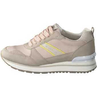 Tom Tailor Schnürsneaker in beige