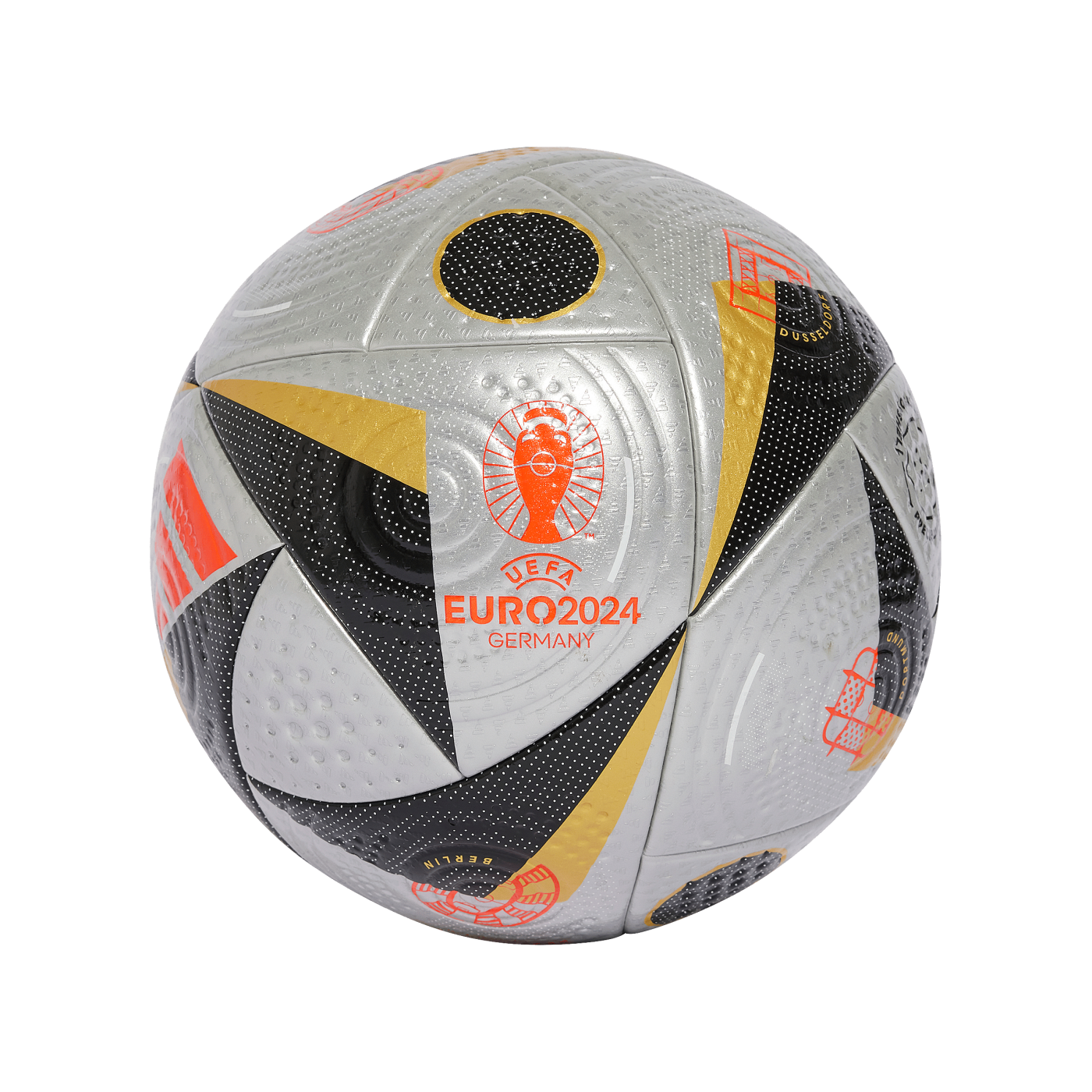 adidas Pro EM 2024 Spielball Silber