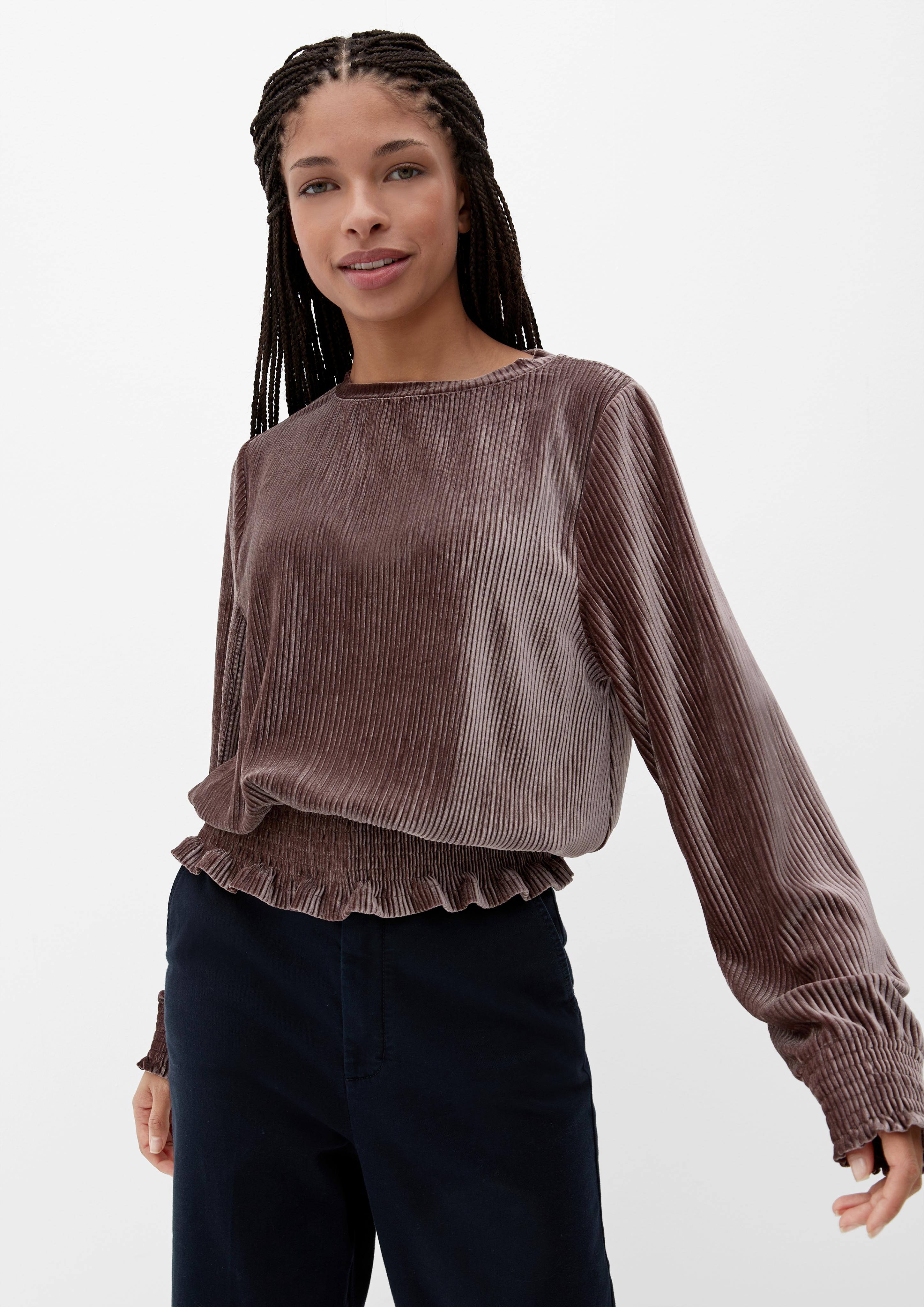 Longsleeve mit Smokdetails  2126087-4988