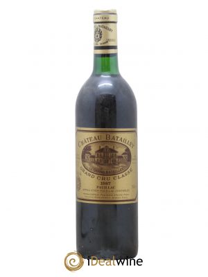 Château Batailley 5ème Grand Cru Classé  1987 - Lot de 1 Bouteille