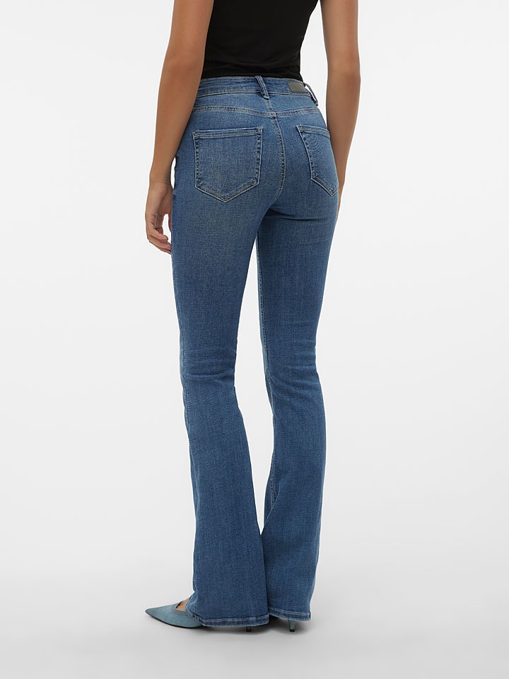 Vero Moda Jeans - Flared Fit - in Blau günstig kaufen