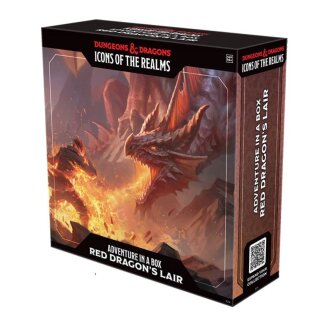 D&D Icons of the Realms: Adventure in a Box - Red Dragon's Lair (Prepainted)