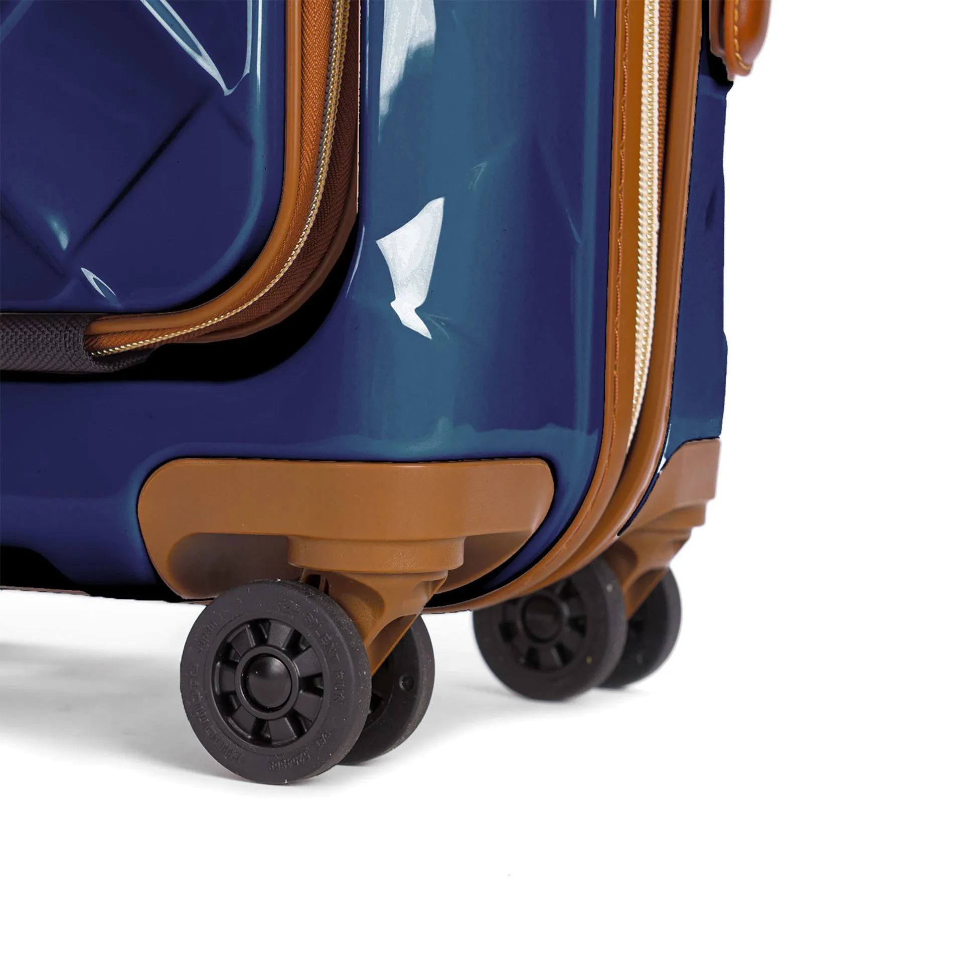Stratic Leather&More - Koffer S (mit Vortasche) - blue