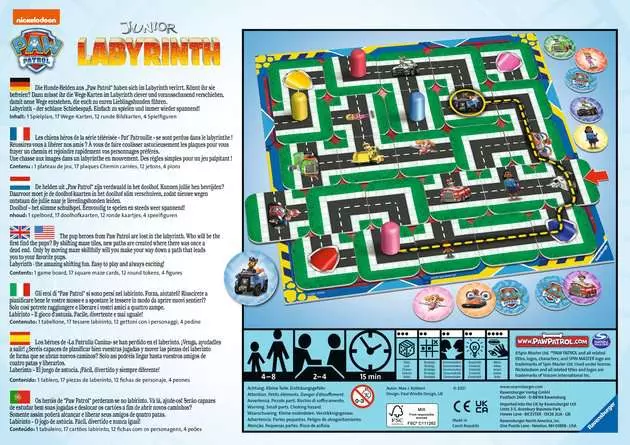 Paw Patrol Junior Labyrinth - Kinderspiel ab 4 Jahren