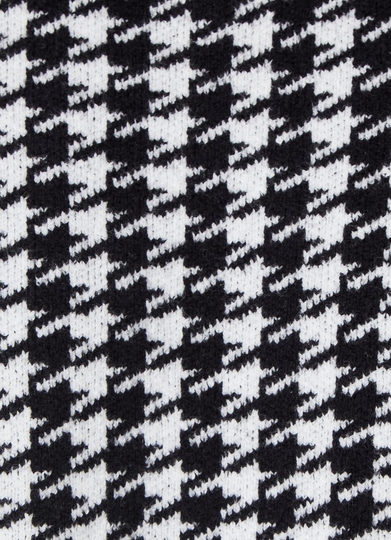 Pulover HUGO BOSS Surpar cu imprimeu cocktail și imprimeu fin din tricot
