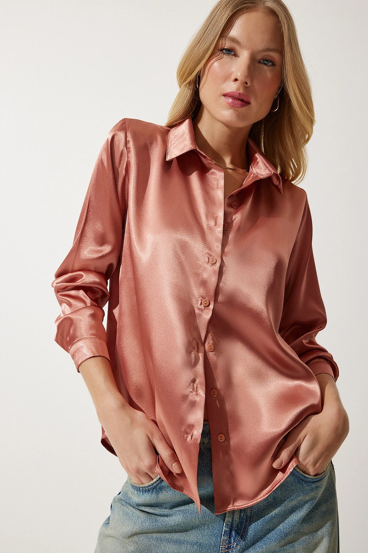 Happiness İstanbul  Hemde - Rosa - Regular Fit