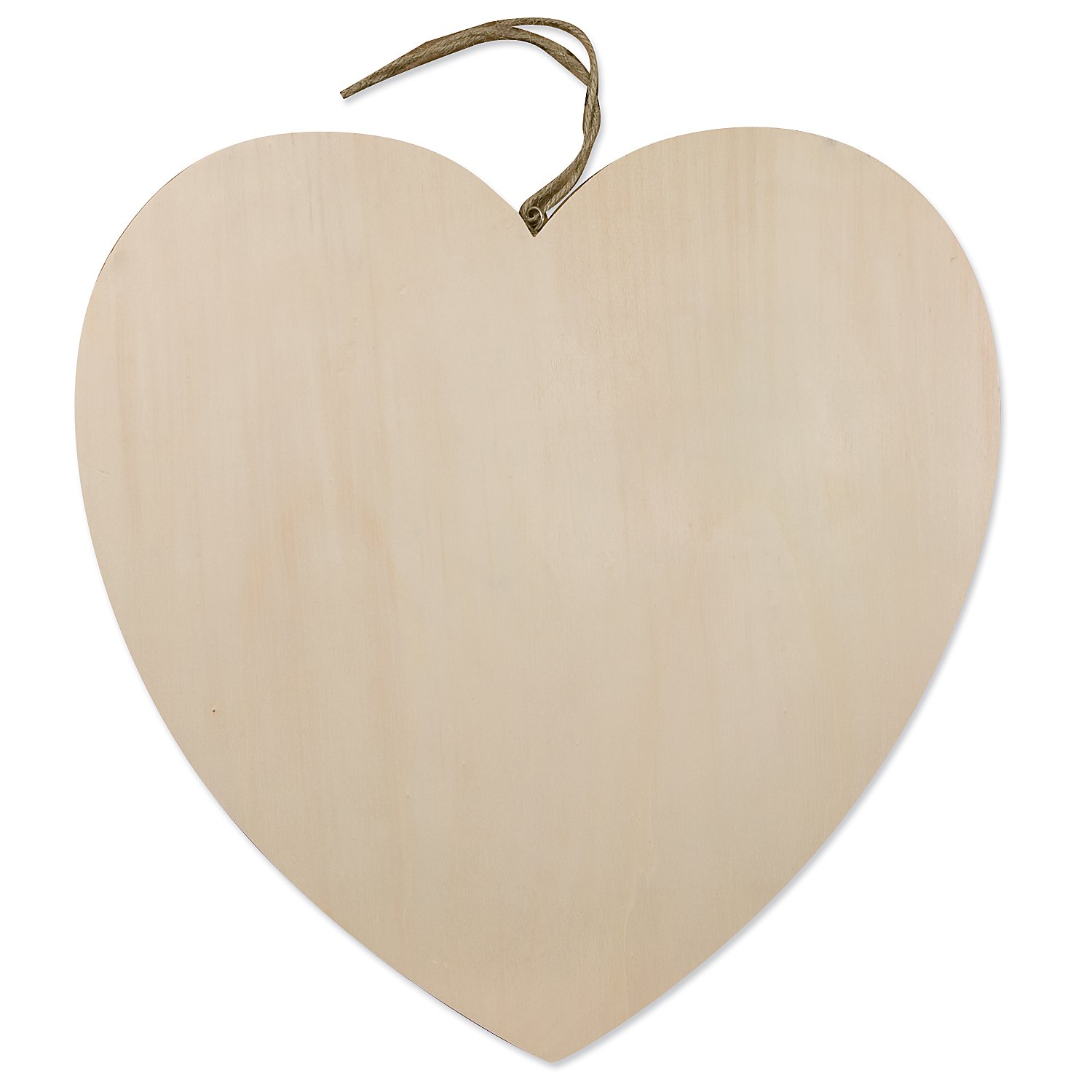 Herz aus Holz mit Aufhänger