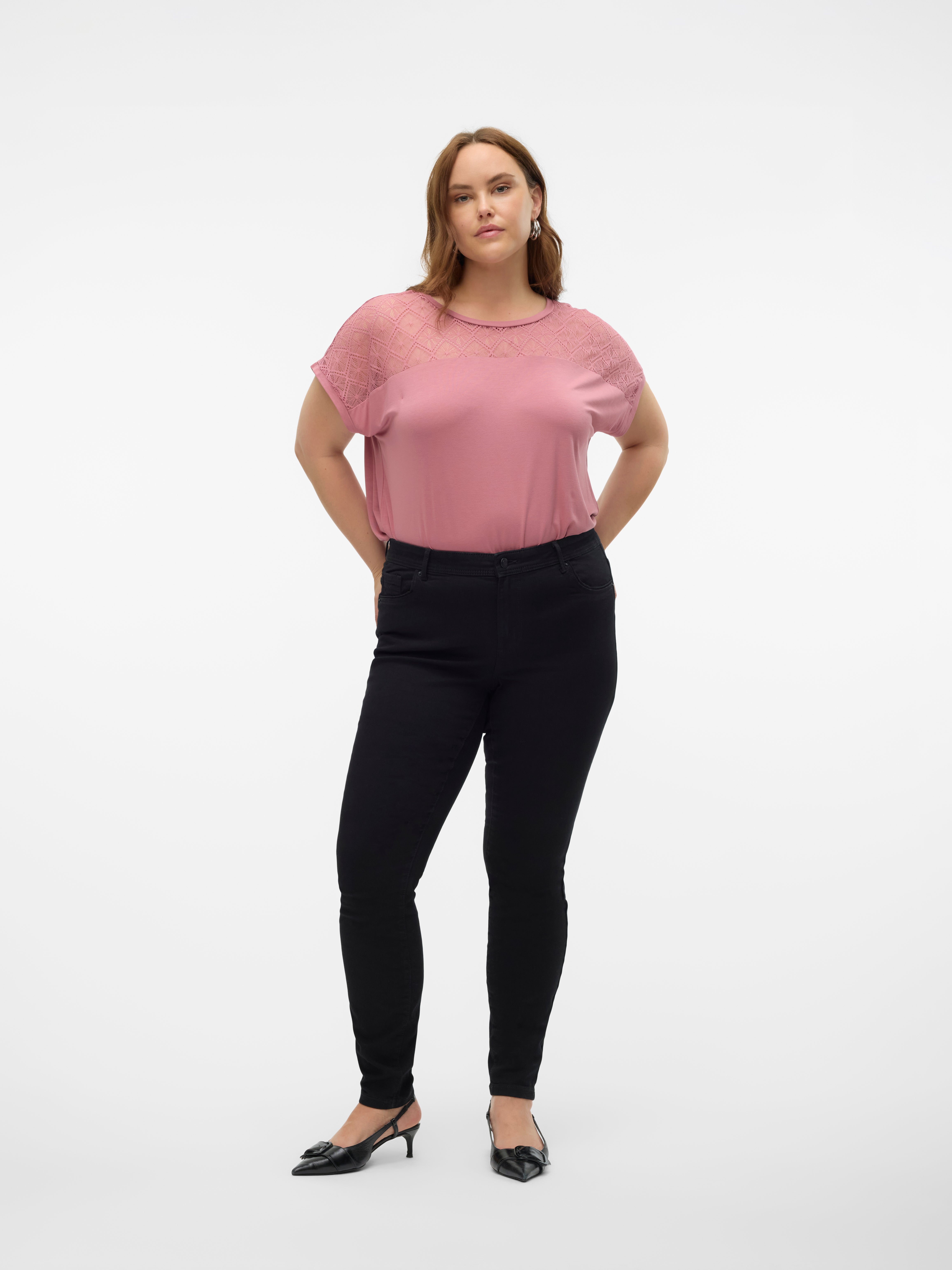 VMCFANYA Mid Rise Skinny Fit Jeans