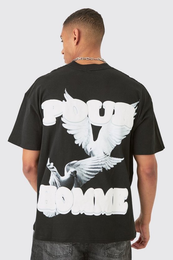 Oversize T-Shirt mit Print