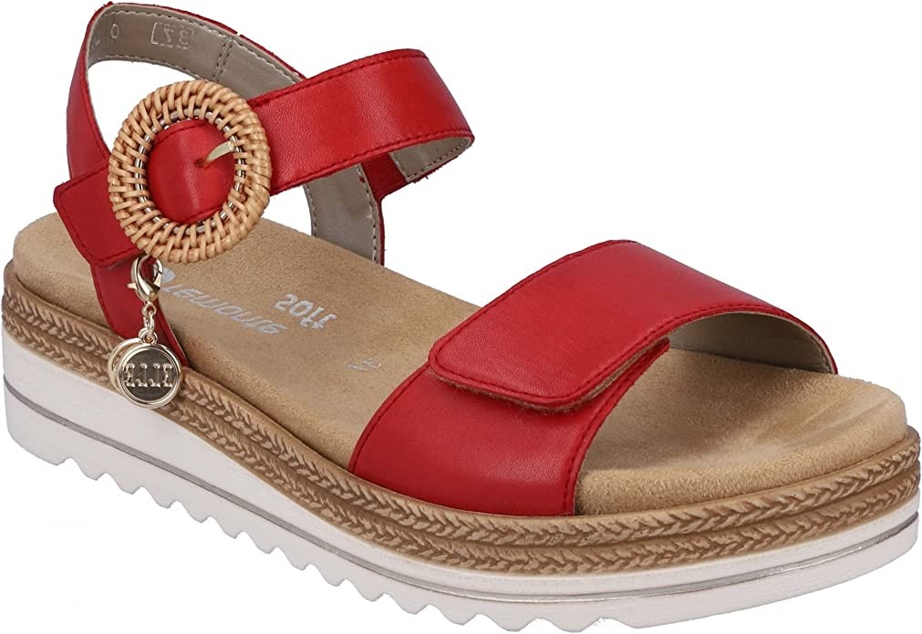 REMONTE Klassische Sandalen rot