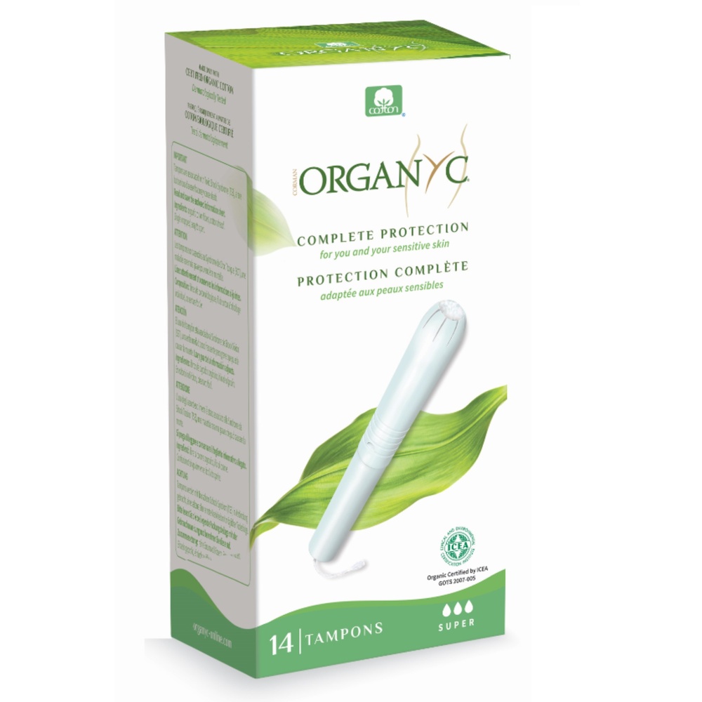 organyc TAMPON SUPER AC APPLIC. 14u protection menstruelle