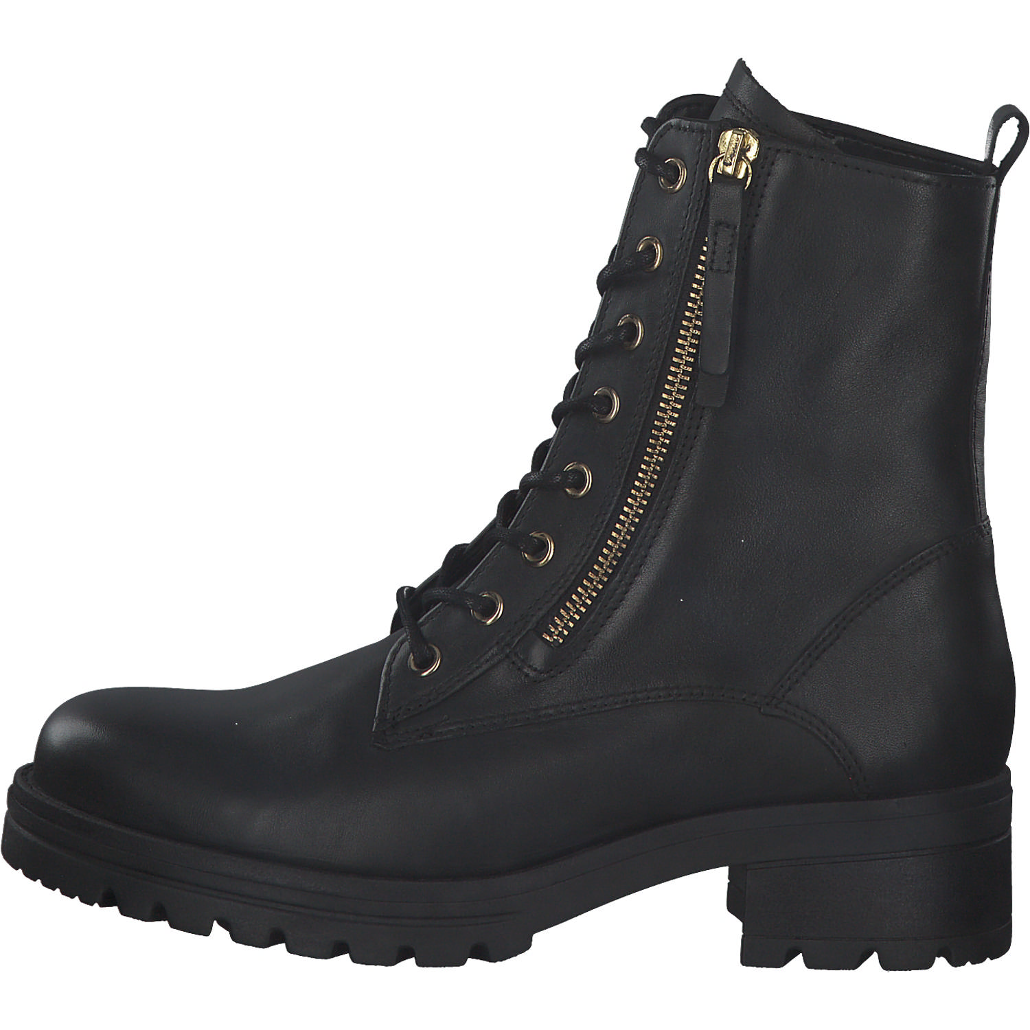 Gabor Comfort Rhodos 32.785.67, Stiefeletten, Damen, schw (Flausch/gold)