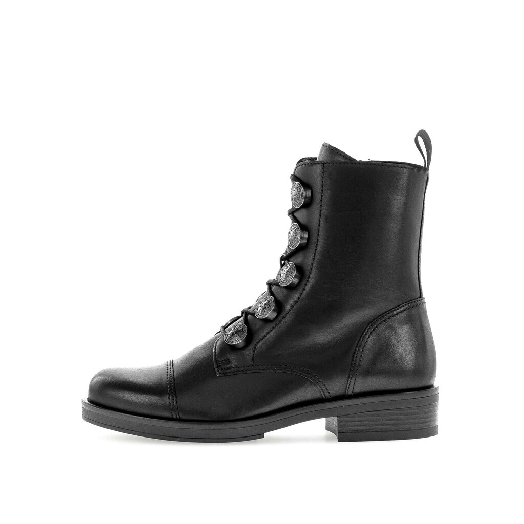 Gabor fashion Schnürstiefelette schwarz