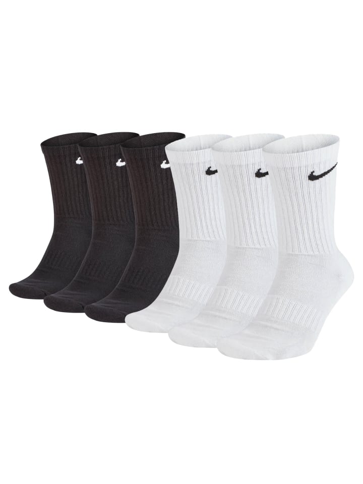 Nike Socken 6er Pack in Schwarz/Weiß günstig kaufen