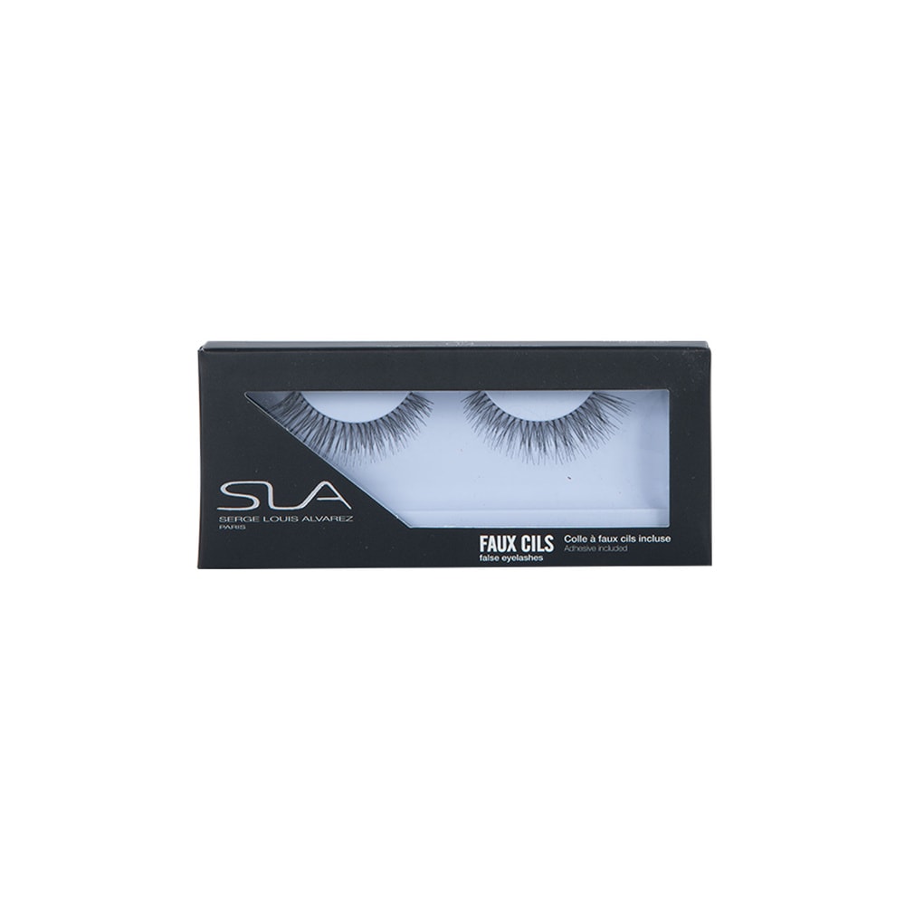 Sla Paris Faux cils Frange naturels courts ( colle incluse 1g ) Faux-cils