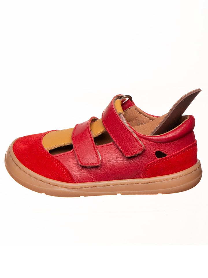 kmins Leder-Barfußschuhe in Rot günstig kaufen