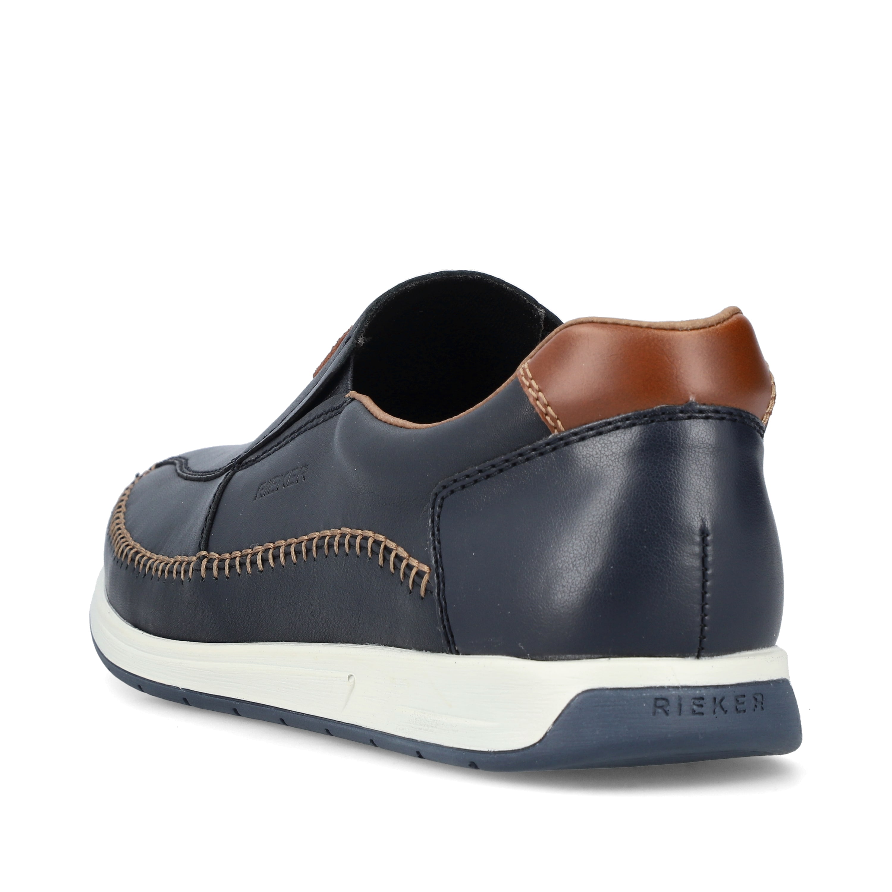 Rieker Herren Slipper ozeanblau