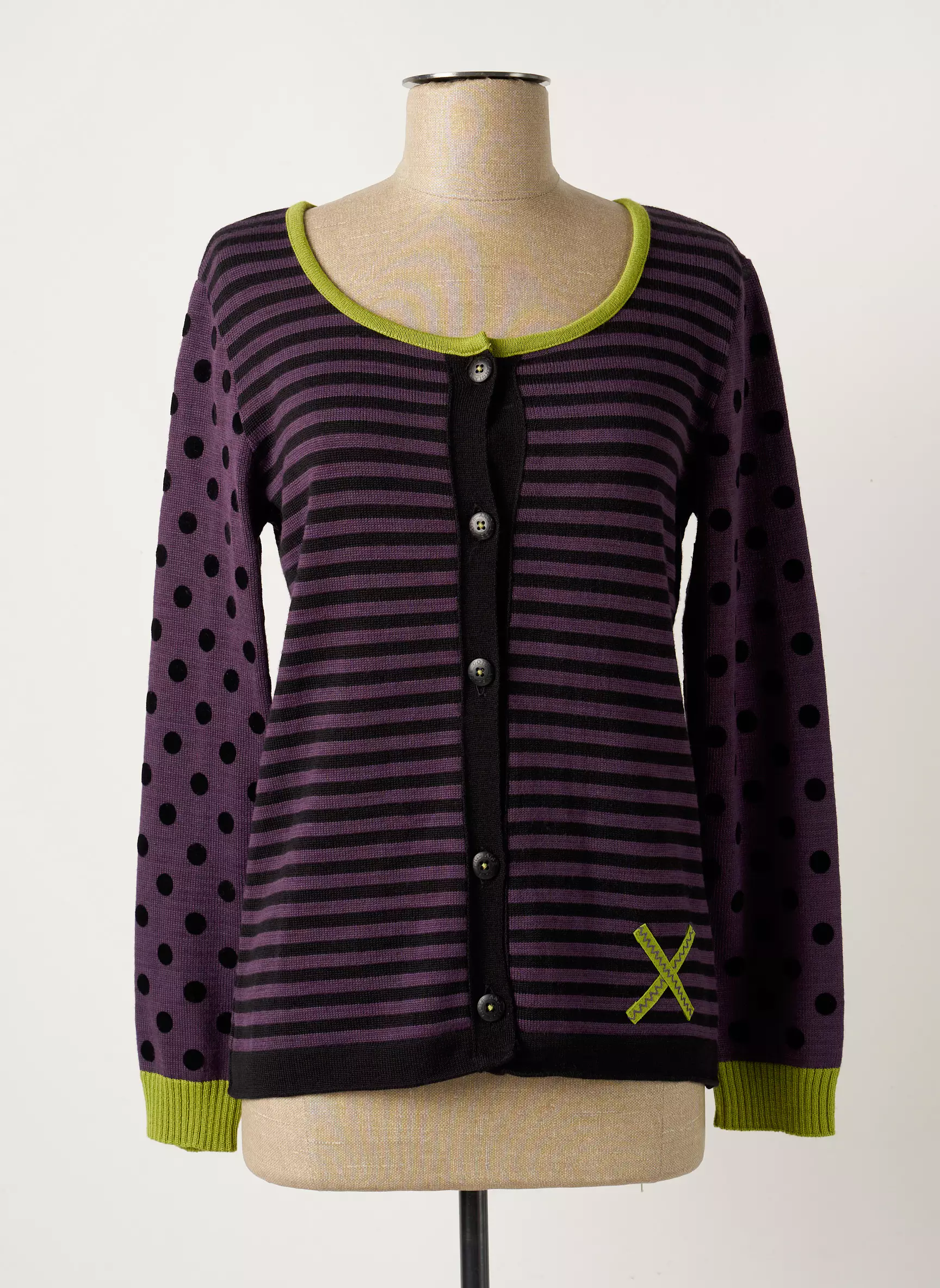 Cote Anglaise Cardigans Femme couleur violet