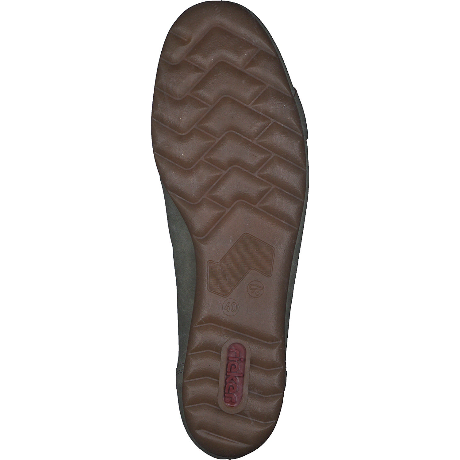 Rieker L9359, Ballerinas, Damen, schilf