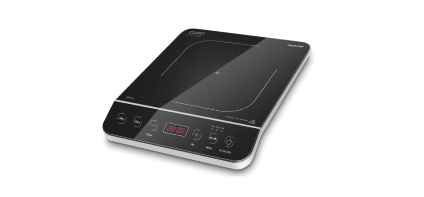 Caso Einzel-Induktionskochplatte Touch 2000, Glaskeramik, 2000W