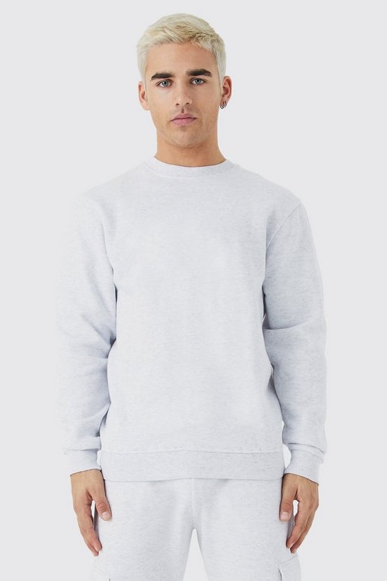 Slim-Fit Basic Sweatshirt