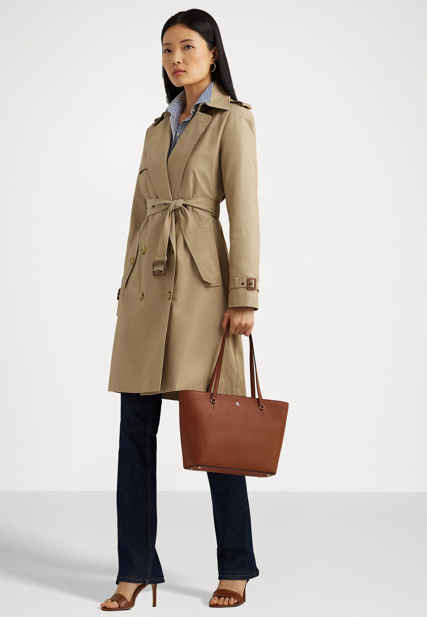 Lauren Ralph Lauren KARLY TOTE MEDIUM - Bolso de mano
