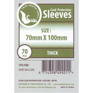 Swan Panasia Kartenhüllen 70mm x 100mm Premium Thick (70)