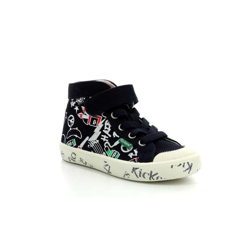 Sneakers hautes toile Godup