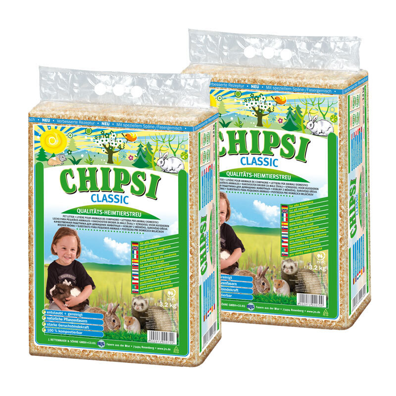 CHIPSI Streu & Stroh CHIPSI classic 2x60 l