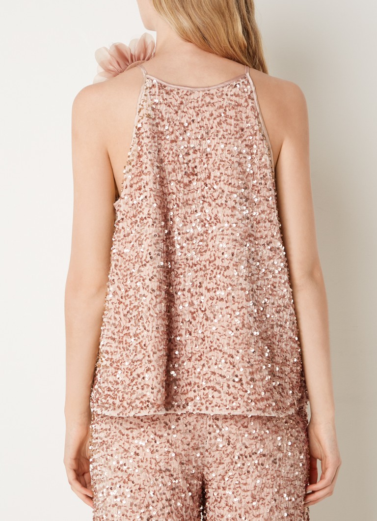 Summum Spaghetti top with sequins