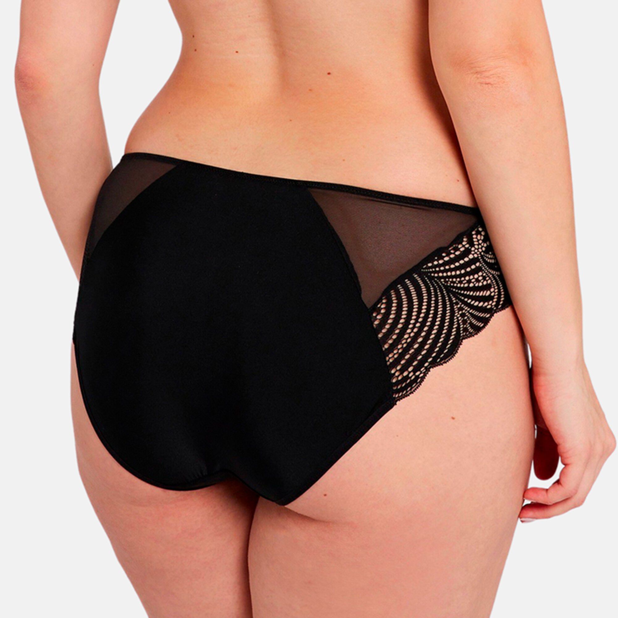 Slip en dentelle et tulle Olivia