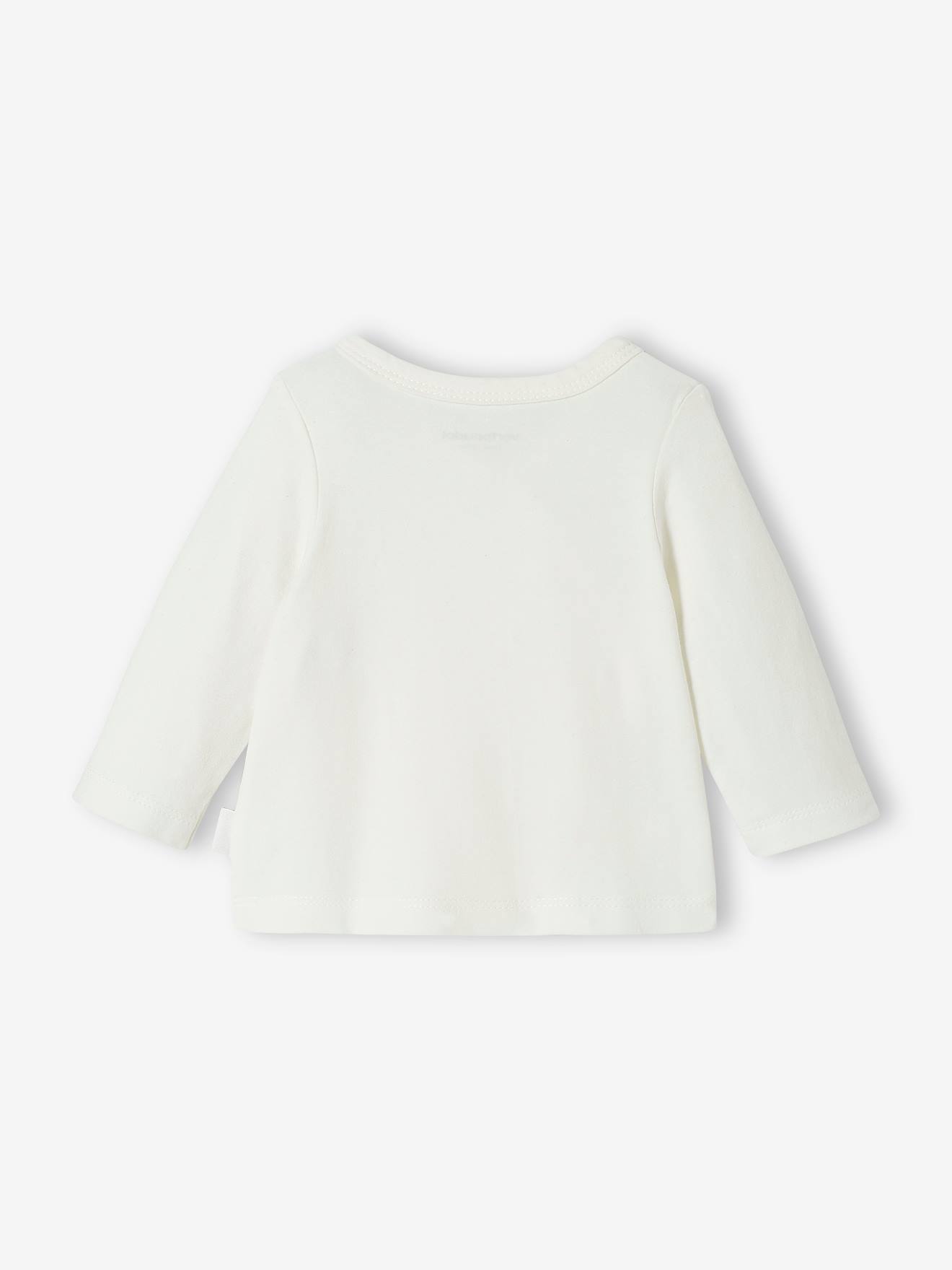 Brassière bébé naissance coton et élasthanne BASICS ivoire