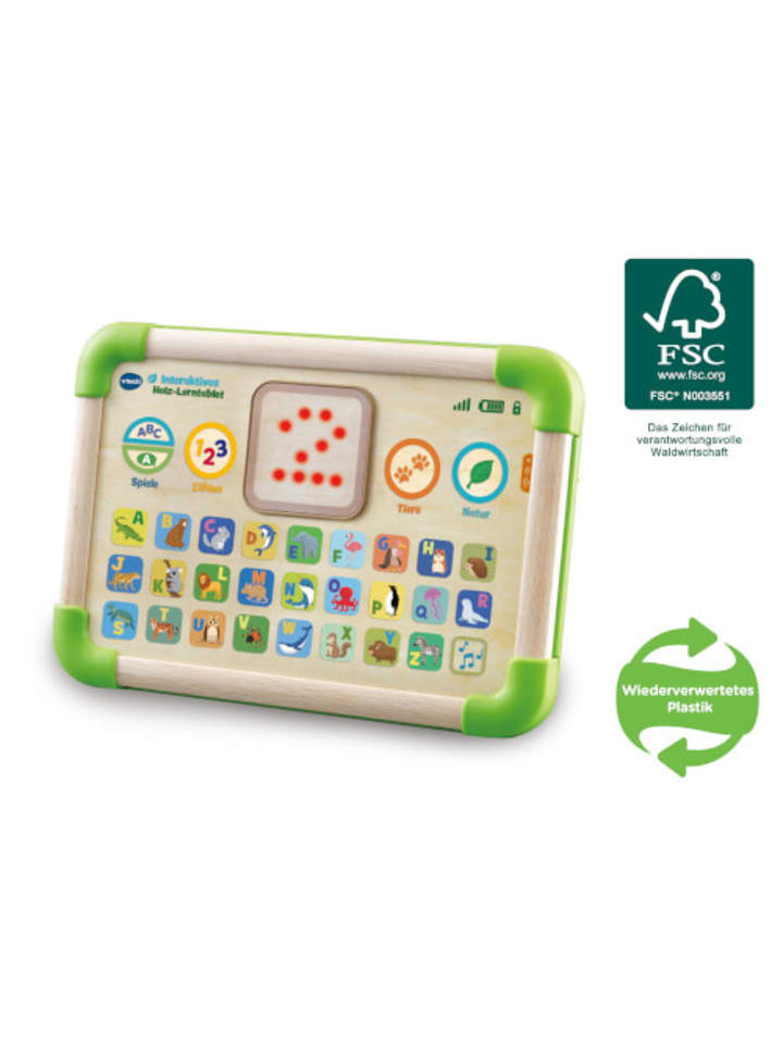 vtech Interaktives Holz-Lerntablet - 12 Monate - 4 Jahre günstig kaufen onesize