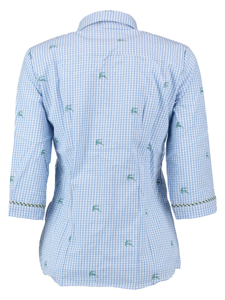 OS-Trachten Trachtenbluse Vosra in hellblau/bleu günstig kaufen