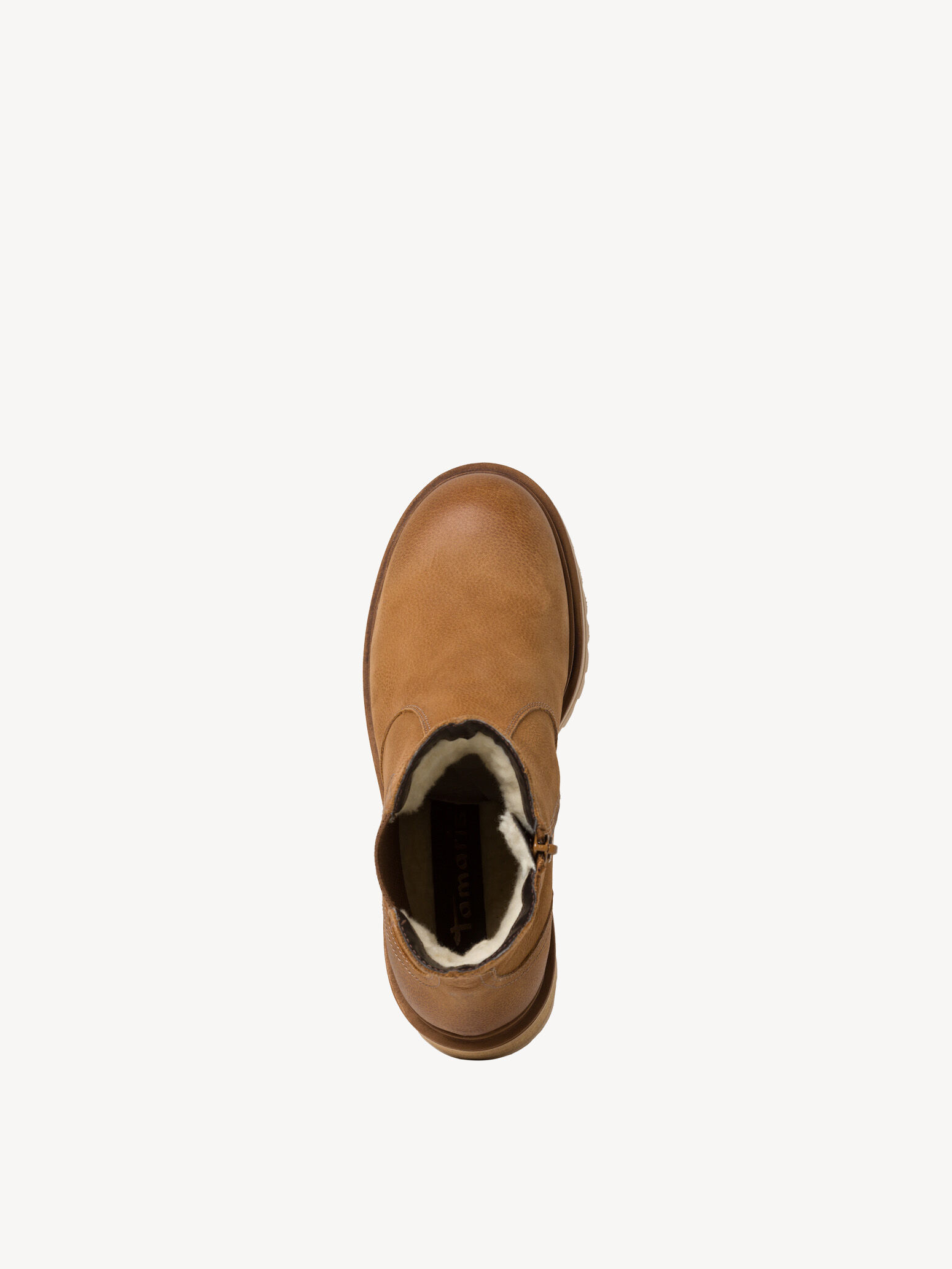 Bottine en cuir - marron doublure chaude