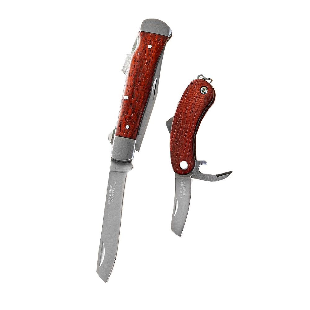 Solax Sunshine Taschenmesser 2er-Set - im Fadenkreuz Design