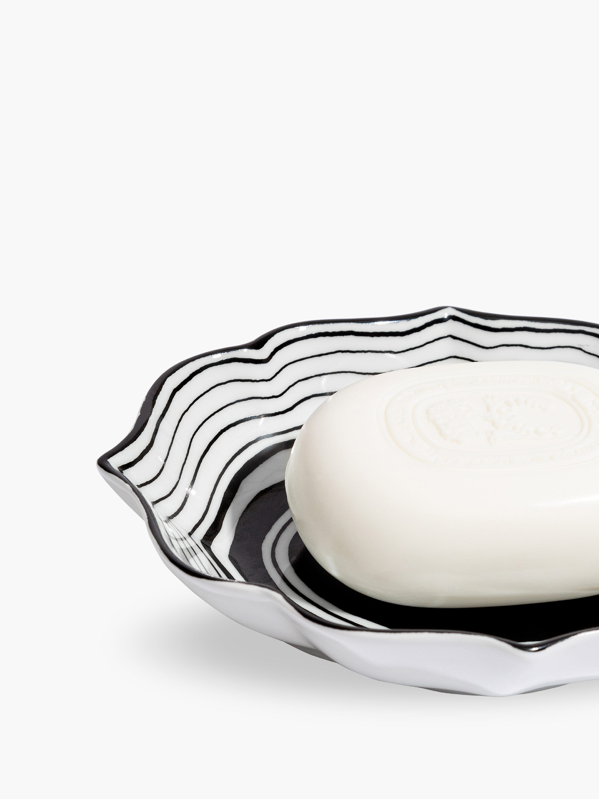 Porte-savon - Ovale noir