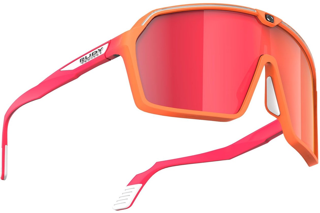 Rudy Project Spinshield Mandarin Fade Coral Matte - Multilaser Red