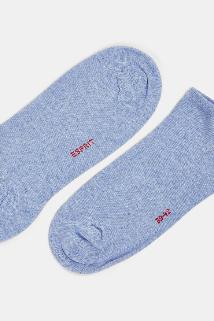2er-Set Sneakersocken, Bio-Baumwolle