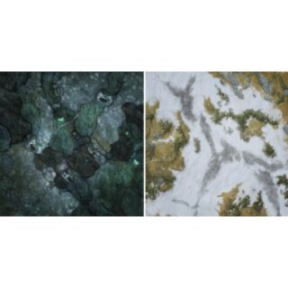 The Elder Scrolls: Call to Arms - Double Sided Battlemat Dungeon/Wilderness