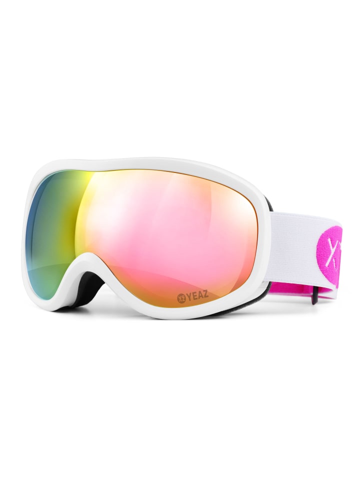YEAZ STEEZE Ski- und Snowboard-Brille pink/weiss in weiß günstig kaufen onesize