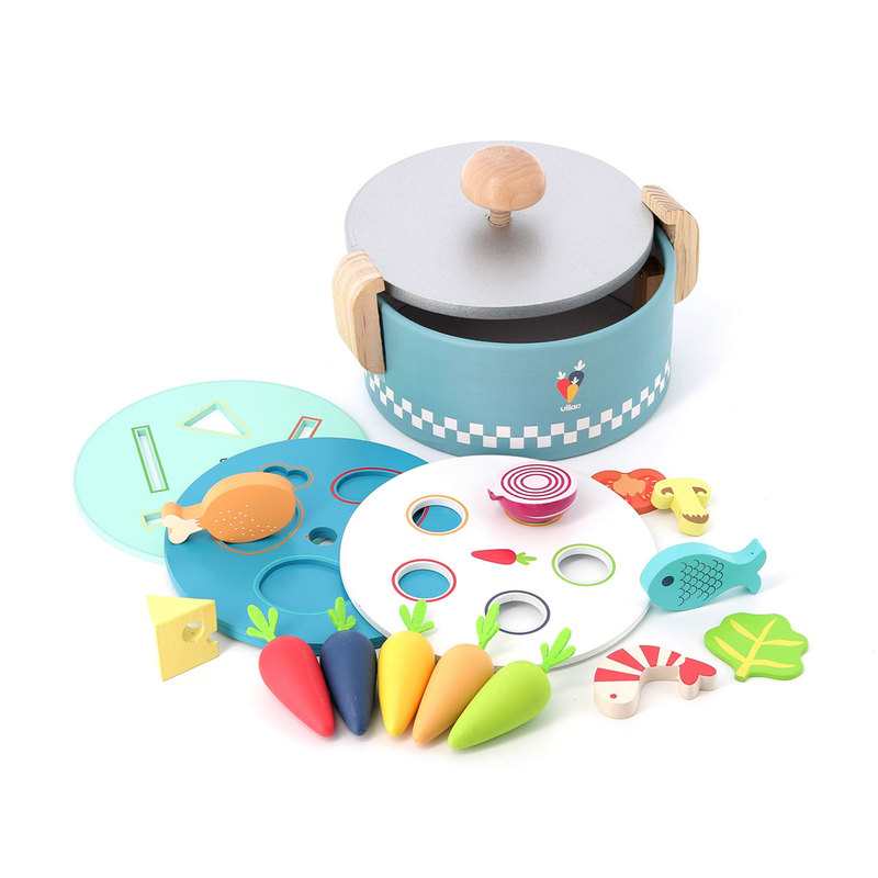 Popotte Minus , jeu d'imitation et d'encastrements Vilac