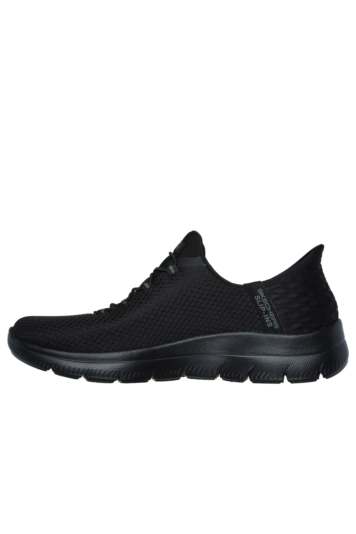 SKECHERS  Pantolette - Schwarz - Flacher Absatz