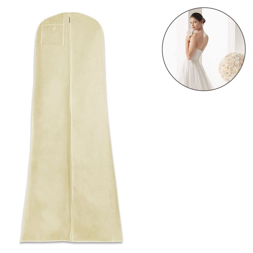 Einemgeld Kleiderschutzhülle Kleidersack für Brautkleider für Brautkleider Abendkleider180x80x22cm